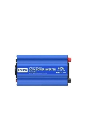 Lexron 600W TAM SİNÜS İNVERTER (12v) ürün görseli 1