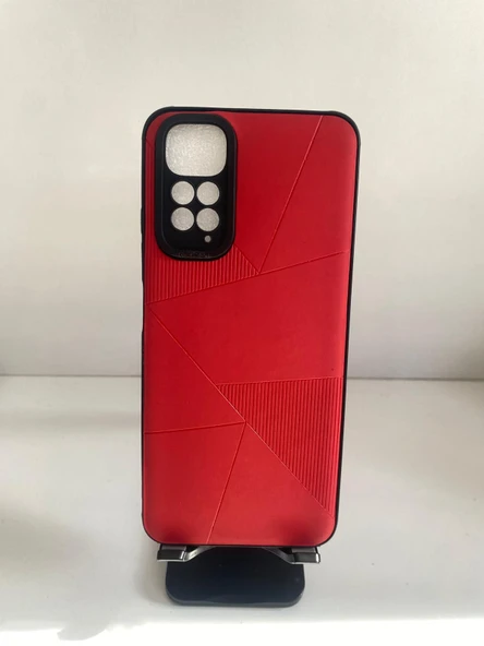 REDMİ NOT 11 KIRMIZI DESENLİ KILIF ürün görseli 1