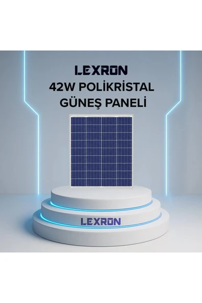 Lexron 36 CELL 42W POLYKRİSTAL GÜNEŞ PANELİ ürün görseli 1