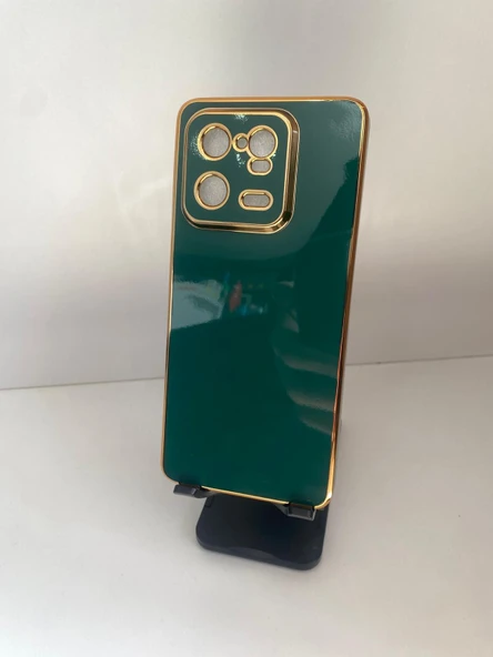 REDMİ NOT 13 PRO KAPALI YEŞİL SERT SLİKON KILIF ürün görseli 1