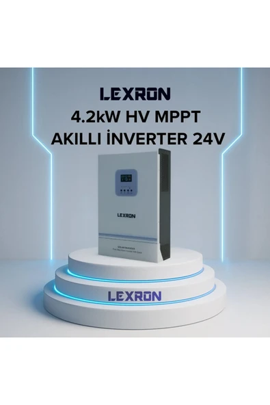 Lexron 4.2 KW MPPT (90-500V) TAM SİNÜS (AKILLI) HV INVERTER ürün görseli 1