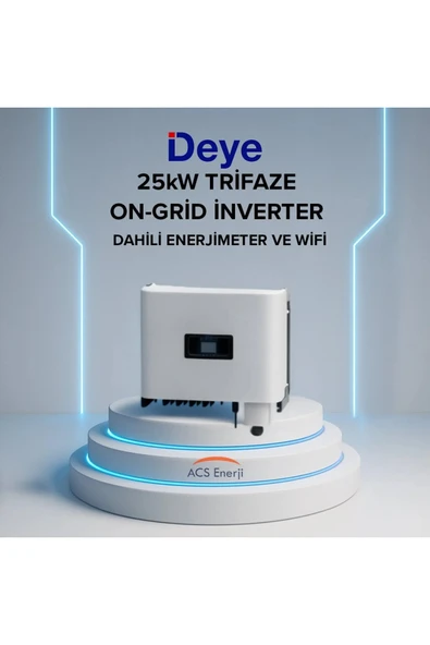 DEYE 25KW ON-GRİD TRIFAZE İNVERTER ürün görseli 1