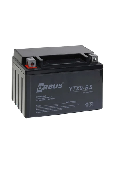ORBUS YTX9-BS MOTOSİKLET AKÜSÜ ürün görseli 1