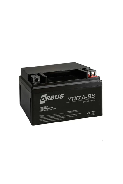 ORBUS YTX7A-BS MOTOSİKLET AKÜSÜ ürün görseli 1