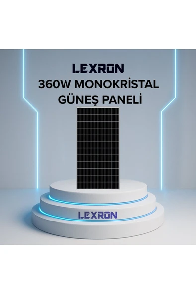 Lexron 390W 78 CELL 16BB HALF-CUT TOPCON GÜNEŞ PANELİ ürün görseli 1