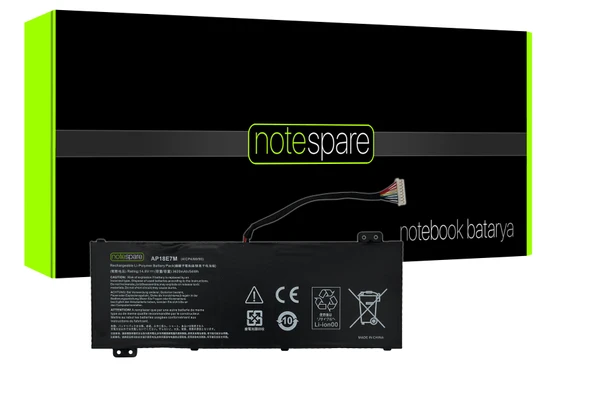 Acer ile Uyumlu Predator PH317-52-56A8 NH.Q3EEY.003 Notebook Batarya Pil ürün görseli 1