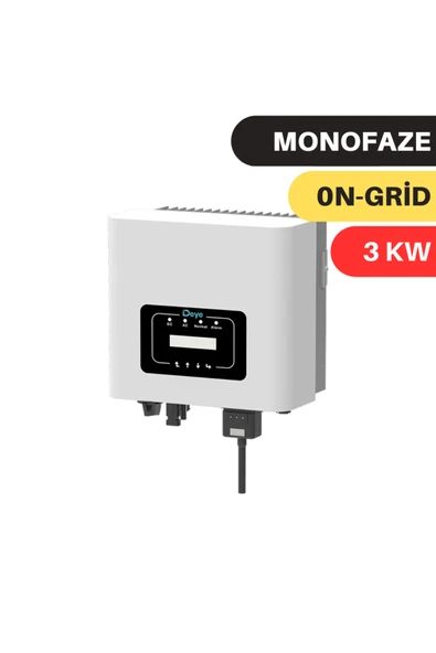 DEYE 3KW ON-GRİD MONOFAZE İNVERTER ürün görseli 1