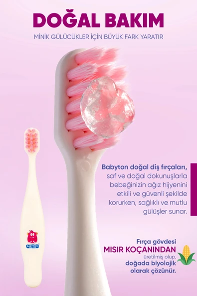 Ekolojik Diş Fırçası Pinky - Resim 3