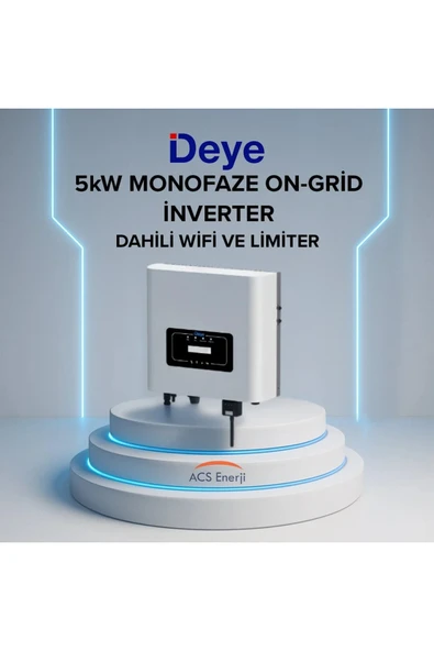 DEYE 5KW ON-GRİD MONOFAZE İNVERTER ürün görseli 1