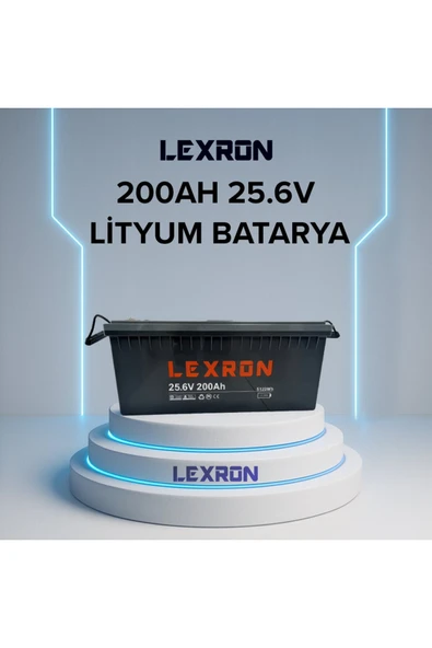 Lexron 200AH 25.6V LİTYUM BATARYA ürün görseli 1