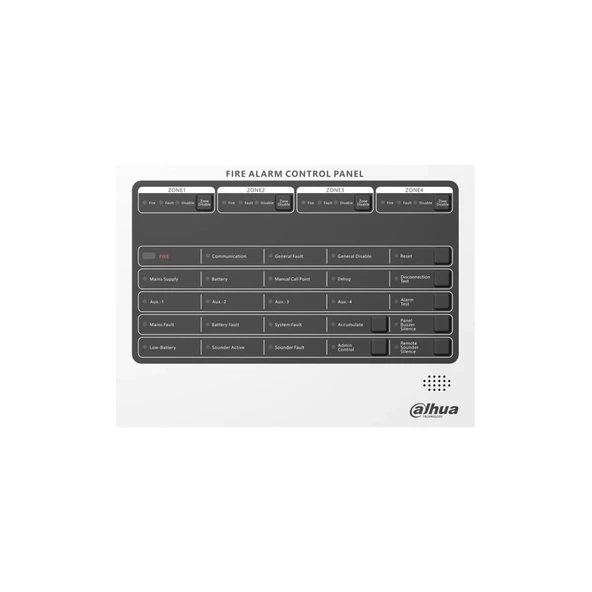 DAHUA HY-C102 4-BÖLGE YANGIN ALARM SİSTEMİ (2X12V 5A AKÜ+ETHERNET PORT) ürün görseli 1