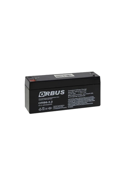 ORBUS 6V 3.2AH KURU TİP AKÜ ürün görseli 1
