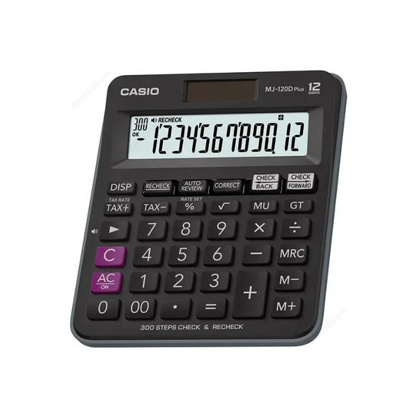 Casio MJ-120D Plus İşlem Kontrollü 12 Hane Masaüstü Hesap Makinesi ürün görseli 1