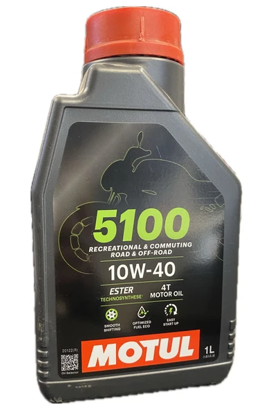 Motul Motor Yağı Motul 5100/10W40 1 LT ürün görseli 1