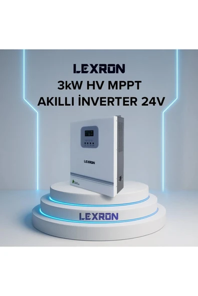 Lexron 3KW HV MPPT Akıllı İnverter 24V ürün görseli 1