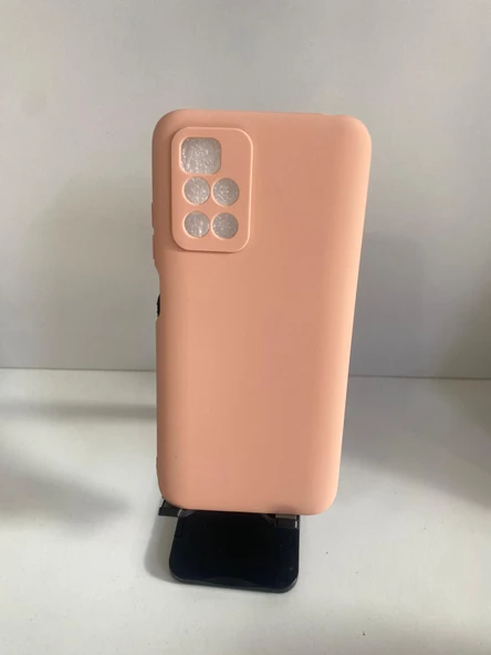 REDMİ 10 PEMBE SLİKON KILIF ürün görseli 1