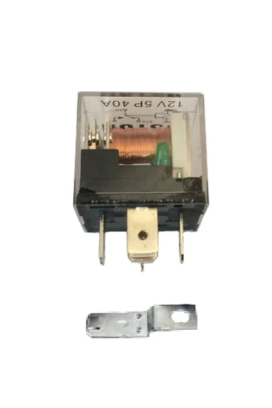 Mini Role 12v. 5 Uçlu. 40 A. Far. Korna. Fan. Lpg Röle ürün görseli 1