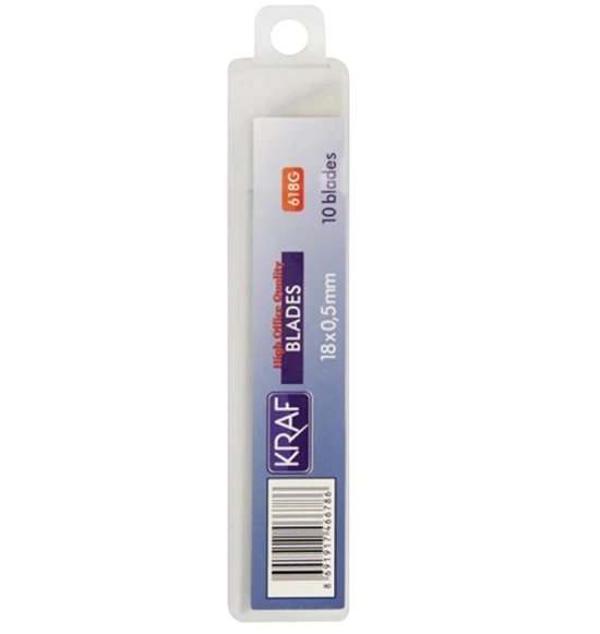 Kraf Maket Bıçağı Yedeği Geniş 10Lu ürün görseli 1
