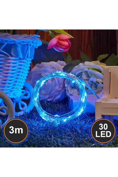 GenelTedarik Peri Led Yeni Nesil 3 Metre 30 Ledli Peri Led Işık ürün görseli 1