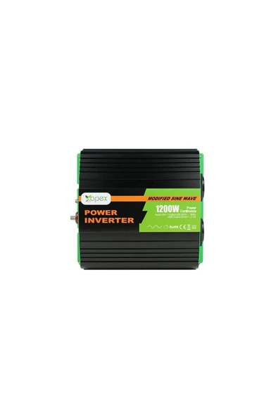 Apex NS1200-12 Apex 1200W Modifiye Sinüs İnverter 12V ürün görseli 1