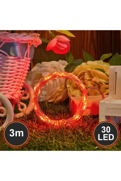 GenelTedarik Peri Led Yeni Nesil 3 Metre 30 Ledli Peri Led Işık ürün görseli 1