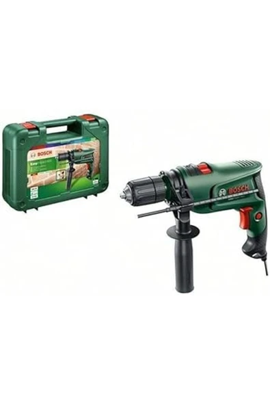Bosch Darbeli Matkap EasyImpact 600, 600 W, Takım Çantası Dahil, Elektronik Hız Kontrolü, Ergonomik ürün görseli 1