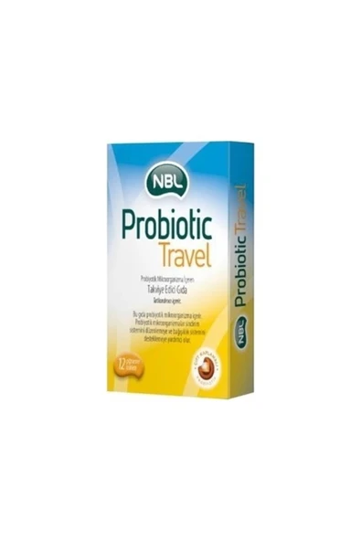 NBL Probıotıc Travel 12 Cıgneme Tabletı ürün görseli 1