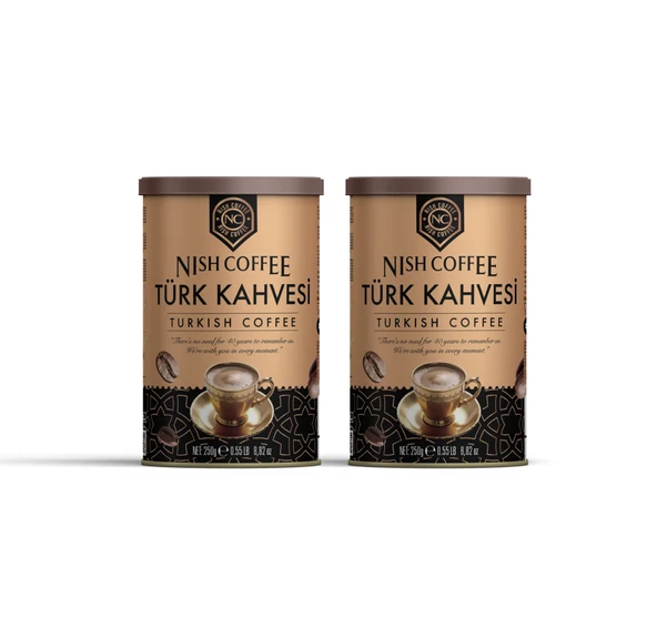 Nish Türk Kahvesi 2 x 250 Gr (Teneke Kutu) ürün görseli 1