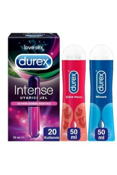 DUREX Intense Uyarıcı Jel Play Kayganlaştırıcılı Jel Çilek Hazzı Play Hisset Kanpanyalı ürün görseli 1
