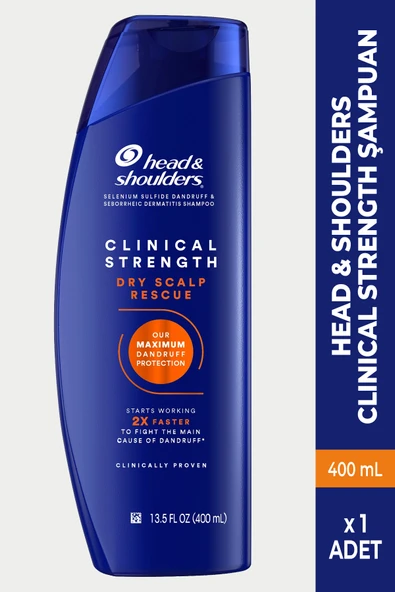 HEAD & SHOULDERS Clinical Strength Kepek Şampuanı 400ml ürün görseli 1