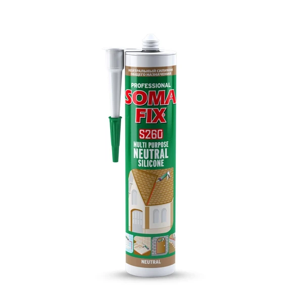 SOMAFIX NOTR SILIKONU BEYAZ 280ML ürün görseli 1