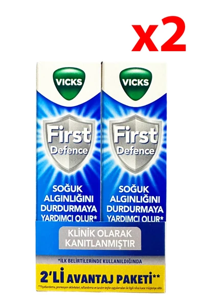 VİCKS First Defence Burun Spreyi 15 Ml - Ikili Avantaj Paketi - 2 Adet ürün görseli 1