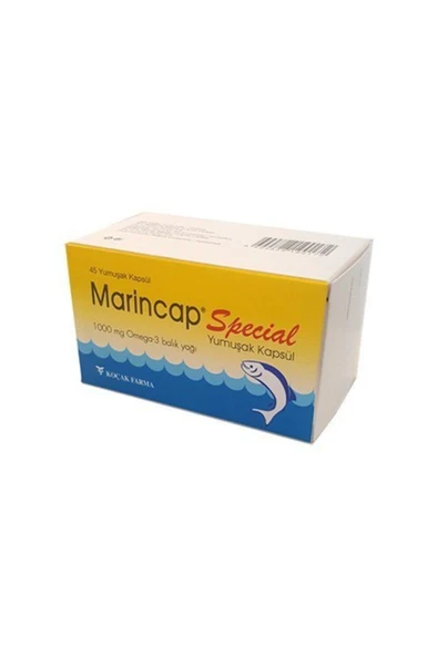 KOÇAK FARMA Marıncap Specıal 1000mg 45 Yumuşak Kapsül Marincor Special Yeni İsmiyle ürün görseli 1