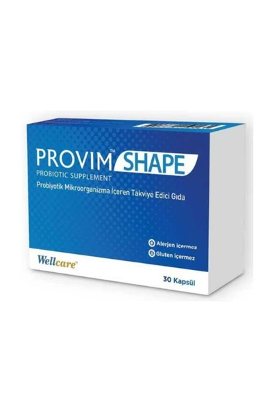 CARWELL Provım Shape Probiyotik Mikroorganizma 30 Kapsül Well Care ürün görseli 1