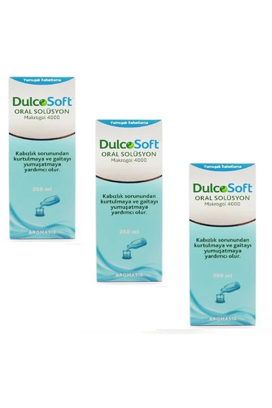 DULCOSOFT Oral Solüsyon Makrogol 4000 250 ml 3 Adet ürün görseli 1