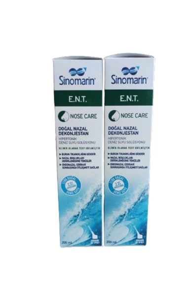SİNOMARİN E.n.t. - Deniz Suyu Spreyi 200 Ml 2 adet ürün görseli 1