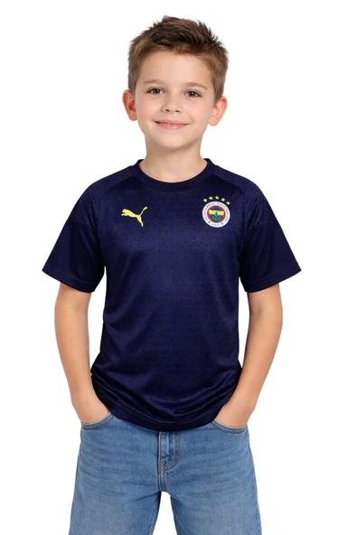 Fenerbahçe Orijinal A Takım Futbolcu Lacivert Antrenman ÇOCUK T-Shirt ürün görseli 1