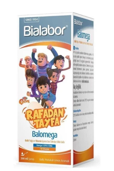 BİALABOR Rafadan Tayfa Balomega 200 Ml Balık Yağı ürün görseli 1