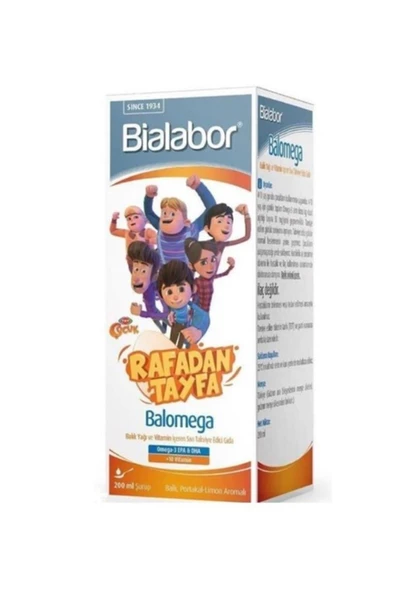 BİALABOR Balomega Şurup 200 ml - Rafadan Tayfa ürün görseli 1