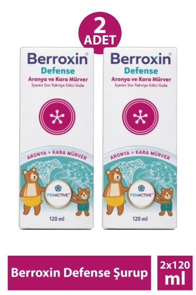SEDDAR COLLECTİON Berroxin Defense Şurup 120 ml 2 Adet ürün görseli 1