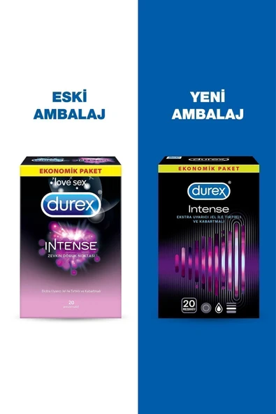 DUREX Intense 20li + Intense Jel - Resim 6