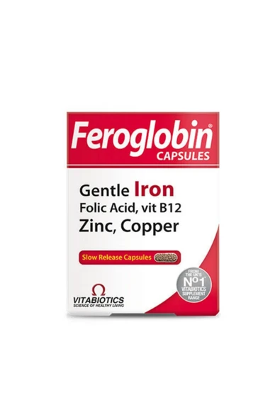 VİTABİOTİCS Feroglobin 30 Kapsül ürün görseli 1