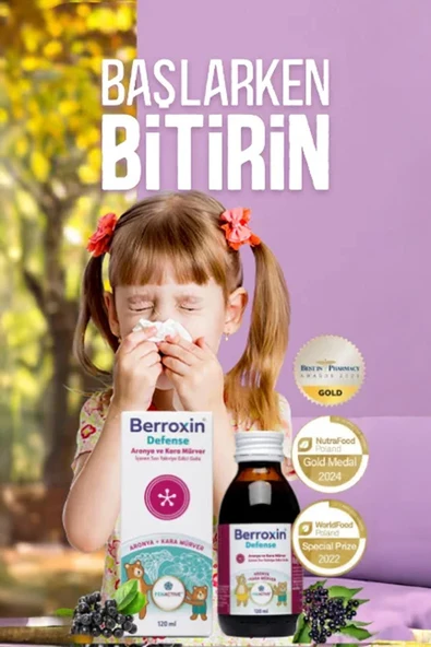 SEDDAR COLLECTİON Berroxin Defense Şurup 120 ml 2 Adet - Resim 2