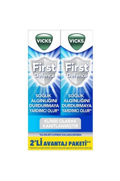 VICKS FIRST Vicks First Defence Burun Spreyi 15 ml - İkili Avantaj Paketi ürün görseli 1
