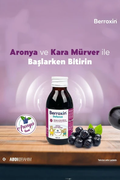 SEDDAR COLLECTİON Berroxin Defense Şurup 120 ml 2 Adet - Resim 4
