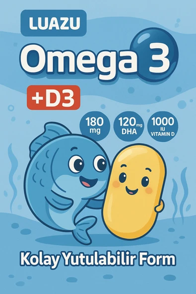 BİOWELL Luazu Omega3 D3 60 Yumuşak Jel Kapsül - Resim 3