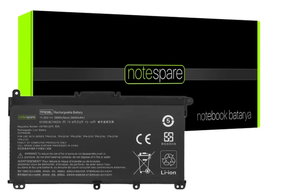 Hp ile Uyumlu 15-cc, 15-cc000, 15-cc100, 15-cc200 Notebook Batarya Pil ürün görseli 1