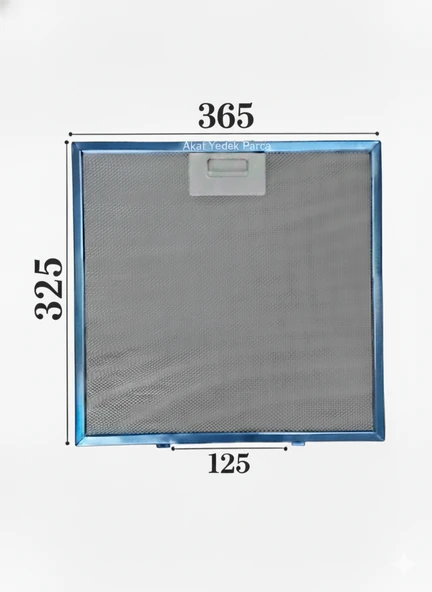 Ferre İle Uyumlu Davlumbaz 36,5X32,5 CM Arka Ara 12,5 CM Aspiratör Filtresi ürün görseli 1