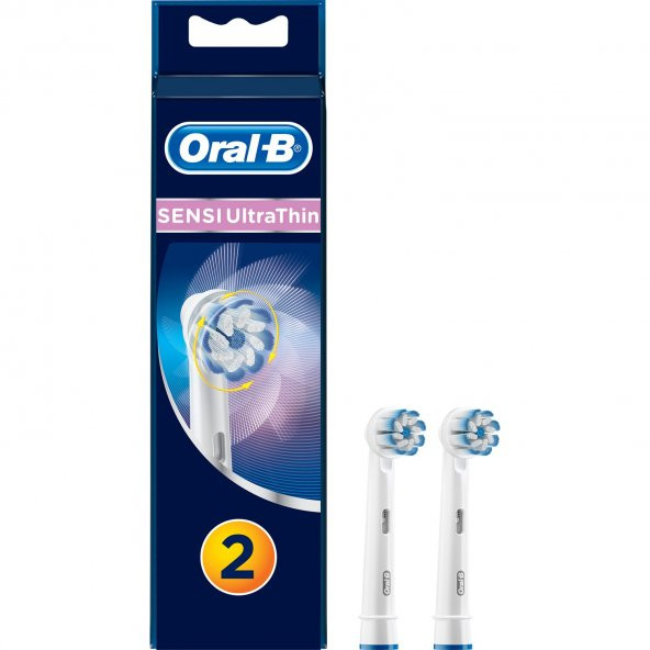 Oral-B EB60-2 Sensi Ultra Thin 2li Diş Fırçası Yedek Başlığı ürün görseli 1