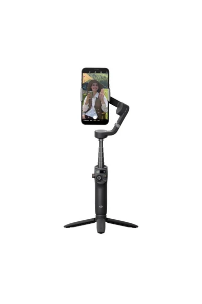 DJI Osmo Mobile 6 Siyah Gimbal Outlet ürün görseli 1